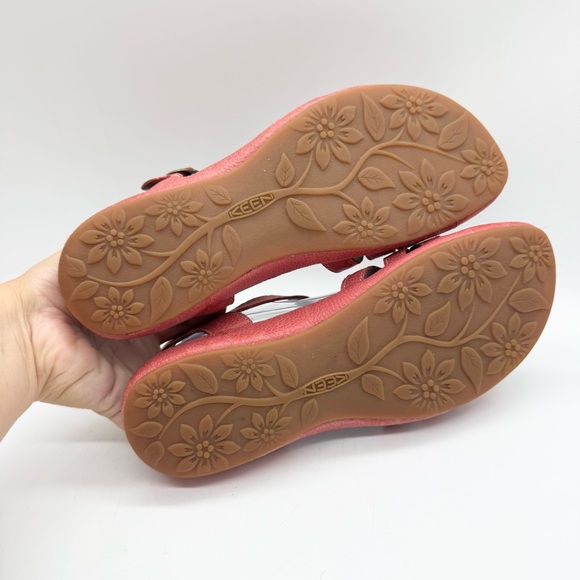 Keen City of Palms Strappy Leather Outdoor Comfort Sandal Red Size 9.5 Gorpcore - Picture 9 of 12